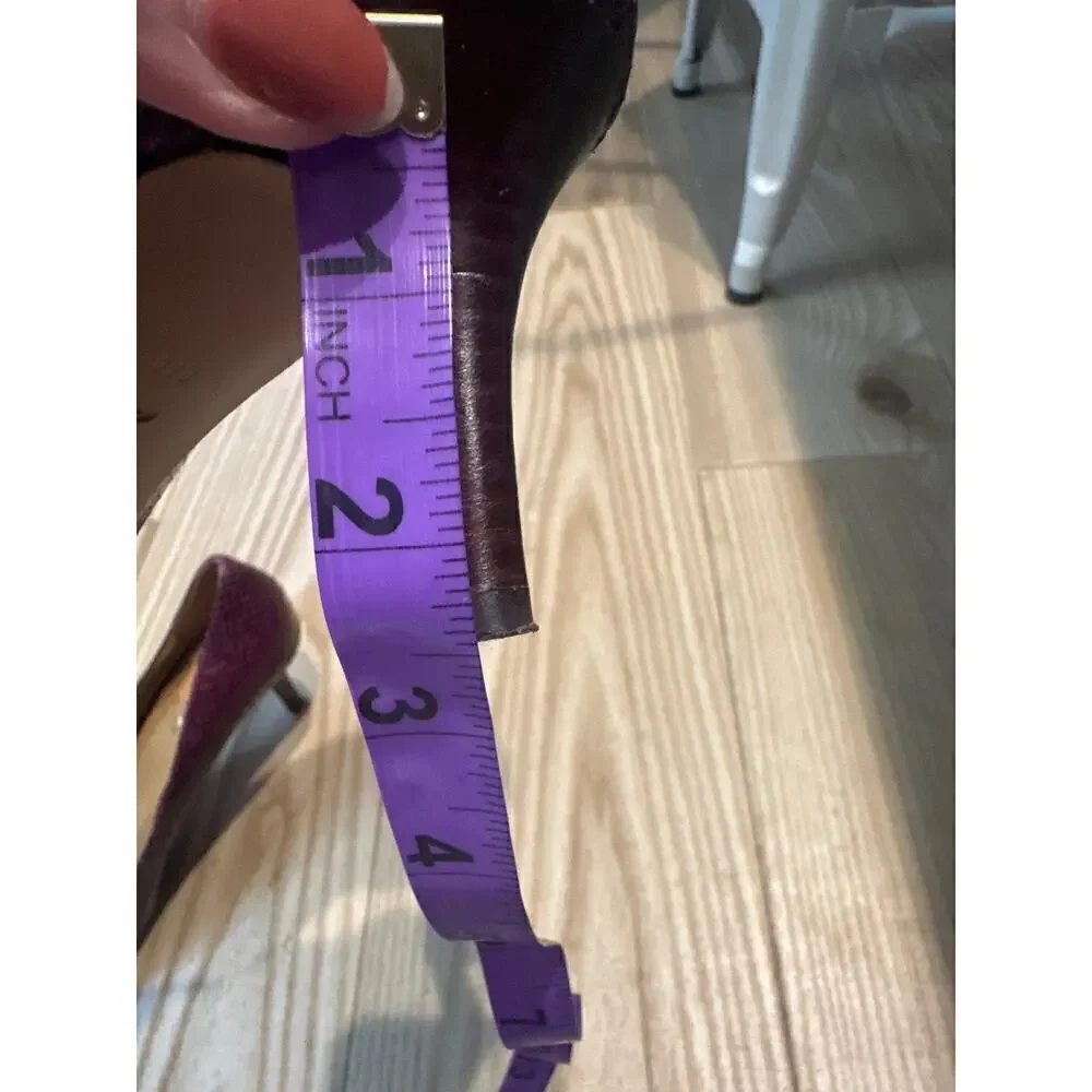 Nine West Heels, Women’s size 6,, burgundy - Picture 8 of 8